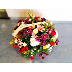 Centre rodó funerari colors