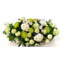 Coixí roses , hortènsies...