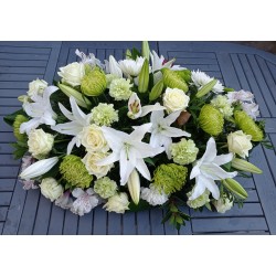 Coixí roses, lilium i...