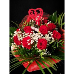 Ram de 12 roses llargues