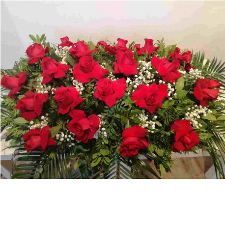 Coixí de roses, paniculata i verds